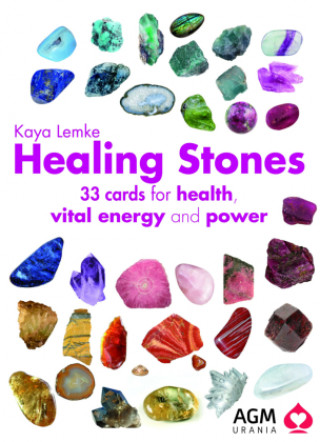 Carte Healing Stones GB, m. 1 Buch, m. 40 Beilage Kaya Lemke