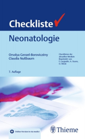 Kniha Checkliste Neonatologie Orsolya Genzel-Boroviczény