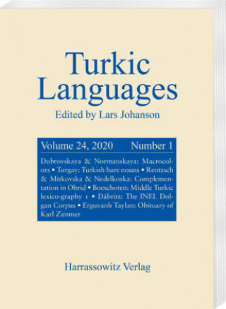 Book Turkic Languages. Vol.24 Lars Johanson