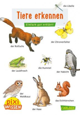 Kniha Pixi Wissen 30: Tiere erkennen Hanna Sörensen