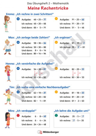 Nyomtatványok Das Übungsheft Mathematik 2 - Poster Nina Simon
