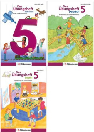 Kniha Sicher ins 6. Schuljahr - Sparpaket: Rechnen - Schreiben - Lesen - Grammatik · Klasse 5, 3 Teile diverse