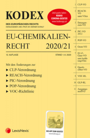 Kniha KODEX EU-Chemikalienrecht 2020/21 Werner Doralt