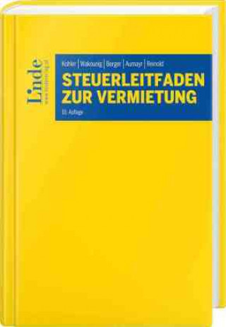 Knjiga Steuerleitfaden zur Vermietung Gerhard Kohler