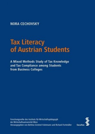 Kniha Tax Literacy of Austrian Students Nora Cechovsky