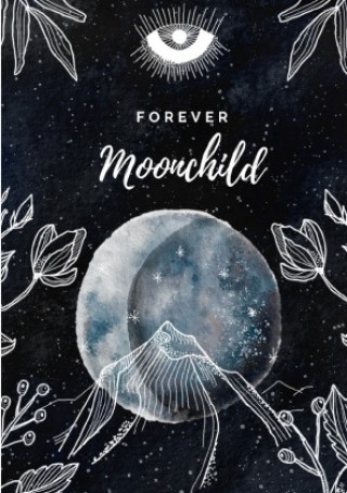 Carte Notizbuch, Bullet Journal, Journal, Planer, Tagebuch "Forever Moonchild" Christin Scharte