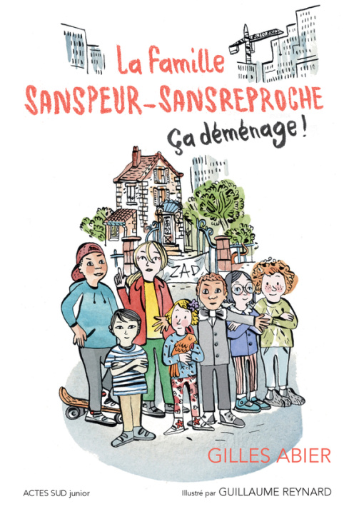 Könyv La famille Sanspeur-Sansreproche - T1 Ça déménage ! ABIER GILLES