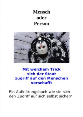 Knjiga Mensch oder Person Peter Frühwald