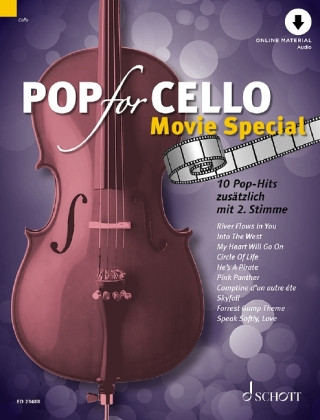 Nyomtatványok Pop for Cello MOVIE SPECIAL Michael Zlanabitnig