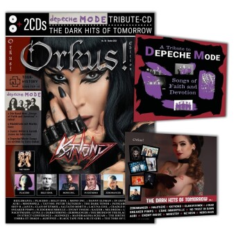 Book Orkus-Edition mit DEPECHE-MODE-Tribute-CD "SONGS OF FAITH AND DEVOTION"! Plus 2. CD: "THE DARK HITS OF TOMORROW" ORKUS