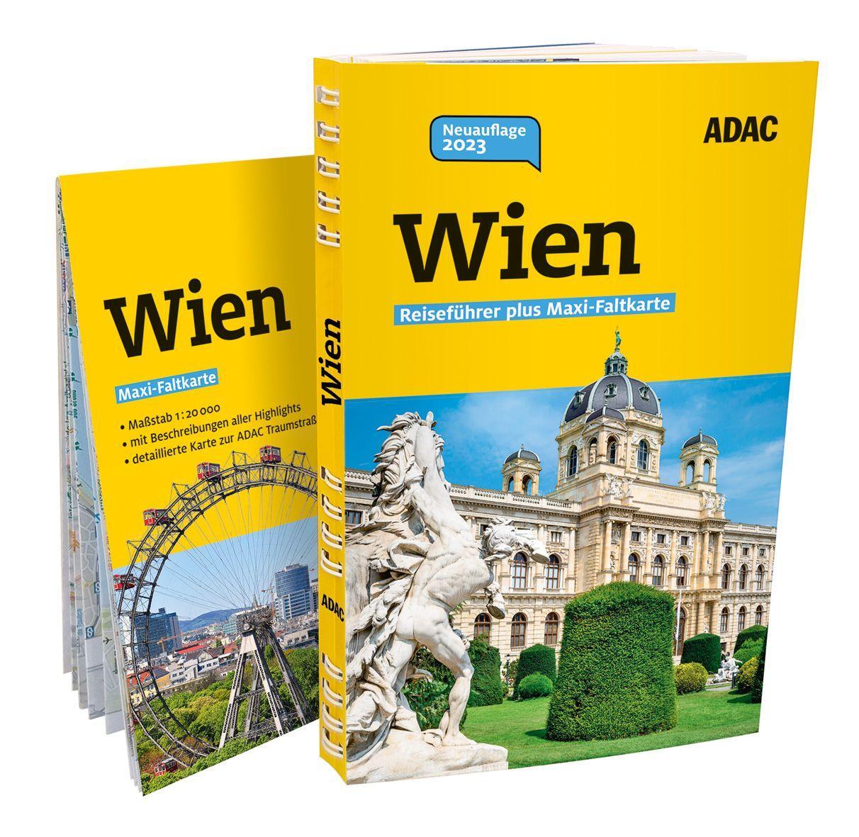 Carte ADAC Reiseführer plus Wien 