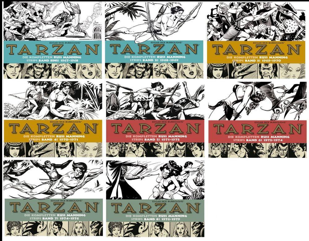Kniha Tarzan Strips Set von Russ Manning 