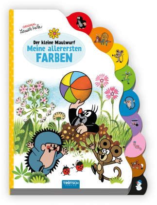 Book Trötsch Der kleine Maulwurf Pappenbuch mit Register Meine allerersten Farben Trötsch Verlag