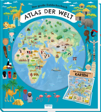 Kniha Trötsch Kinderatlas Das große Entdeckerbuch Atlas der Welt Trötsch