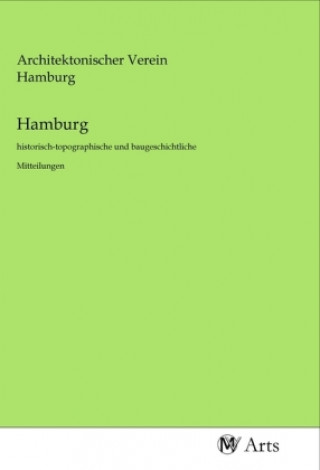 Knjiga Hamburg Architektonischer Verein Hamburg