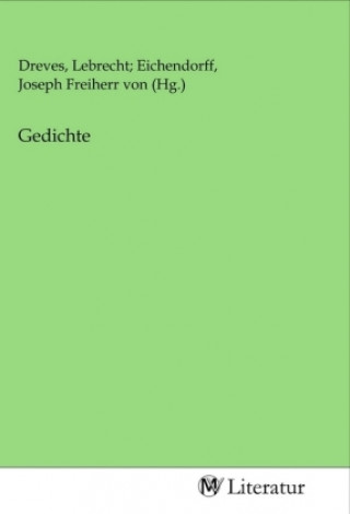 Knjiga Gedichte Lebrecht Dreves