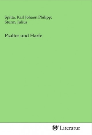 Knjiga Psalter und Harfe Spitta