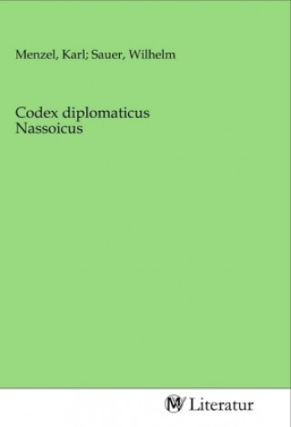 Knjiga Codex diplomaticus Nassoicus Menzel