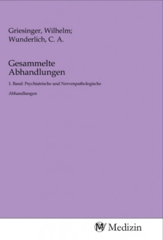 Βιβλίο Gesammelte Abhandlungen Griesinger