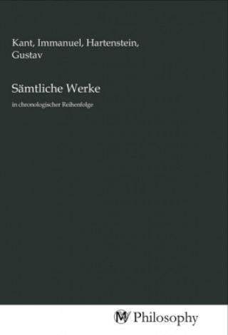 Knjiga Sämtliche Werke Immanuel Kant