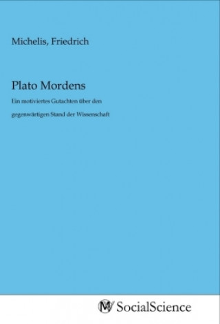 Libro Plato Mordens Friedrich Michelis