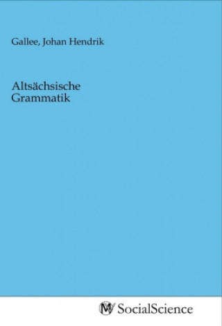 Livro Altsächsische Grammatik Johan Hendrik Gallee