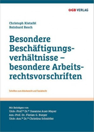 Kniha Besondere Beschäftigungsverhältnisse - besondere Arbeitsrechtsvorschriften Christoph Kietaibl
