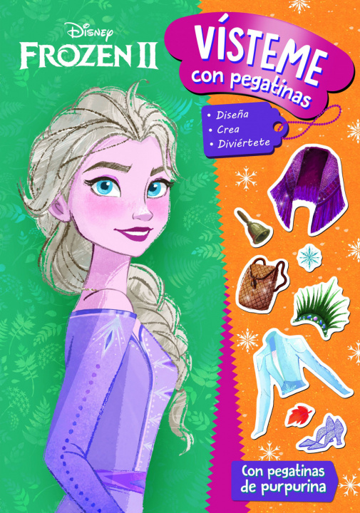 Knjiga Frozen 2. Vísteme con pegatinas Disney