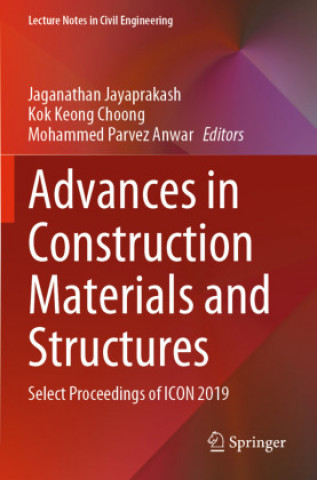 Kniha Advances in Construction Materials and Structures Jaganathan Jayaprakash