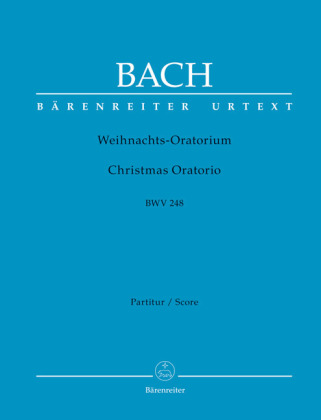 Tiskovina Weihnachts-Oratorium BWV 248, Partitur, Urtextausgabe Johann Sebastian Bach