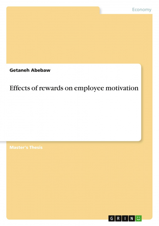 Kniha Effects of rewards on employee motivation 