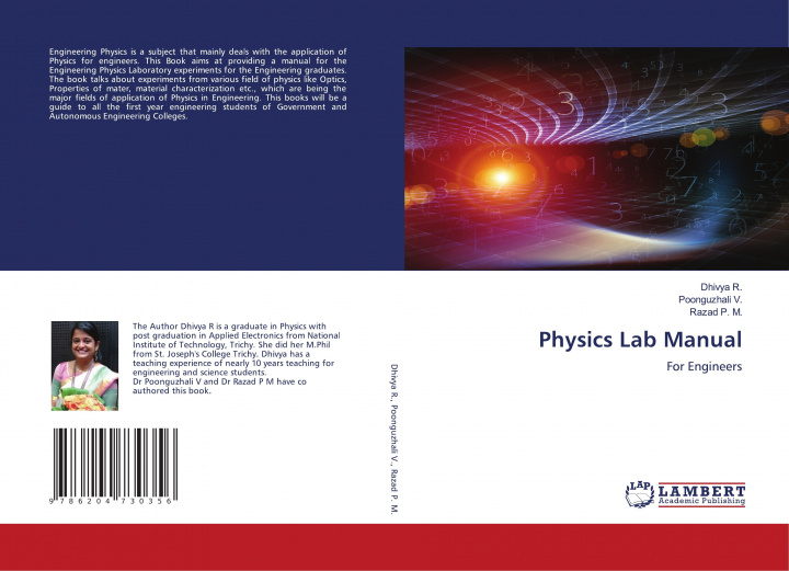 Knjiga Physics Lab Manual Poonguzhali V.