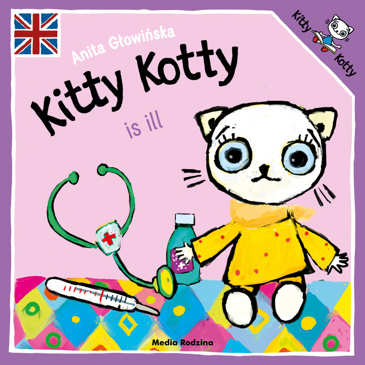 Książka Kitty Kotty is ill Głowińska Anita