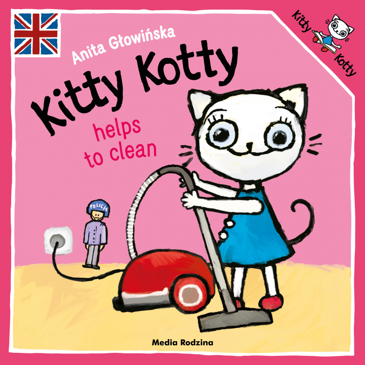 Książka Kitty Kotty helps to clean Głowińska Anita