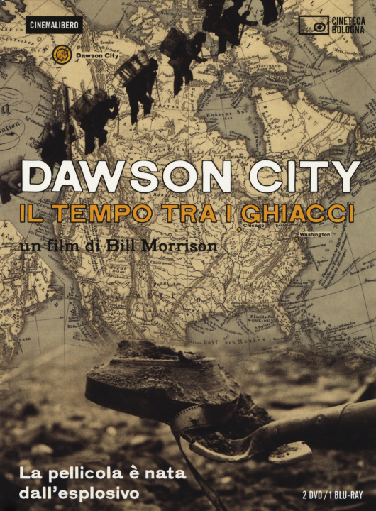 Kniha Dawson City. Il tempo tra i ghiacci. La pellicola è nata dall'esplosivo. 3 DVD Bill Morrison