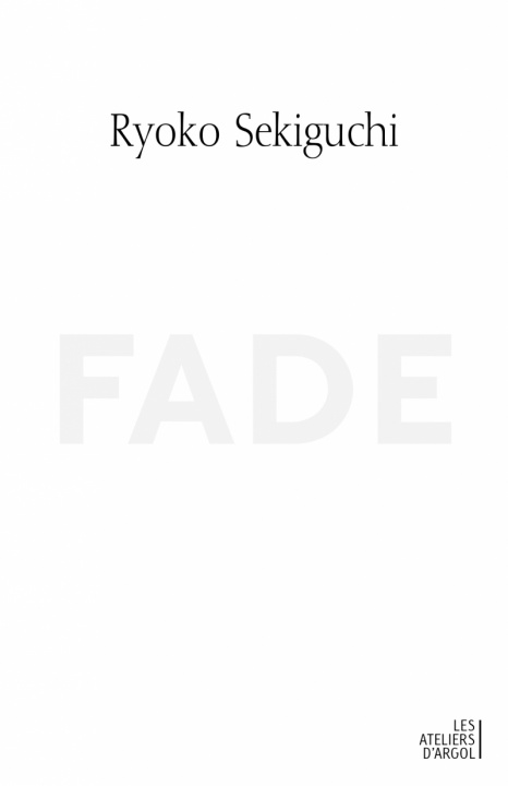 Libro Fade Ryoko SEKIGUCHI