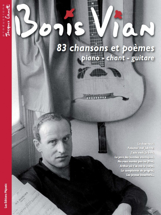 Buch BORIS VIAN -  83 CHANSONS ET POEMES - PIANO VOIX GUITARE - (297 PAGES) BORIS VIAN