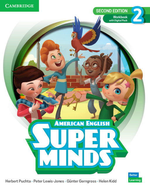 Könyv Super Minds Level 2 Workbook with Digital Pack American English Herbert Puchta