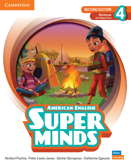 Könyv Super Minds Level 4 Workbook with Digital Pack American English Herbert Puchta