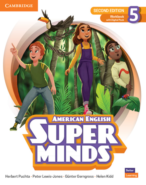 Könyv Super Minds Level 5 Workbook with Digital Pack American English Herbert Puchta