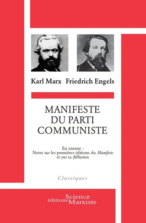 Kniha Manifeste du Parti communiste MARX