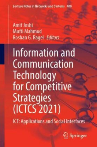 Kniha Information and Communication Technology for Competitive Strategies (ICTCS 2021) Amit Joshi