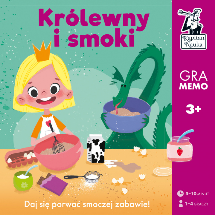 Libro Gra memo Królewny i smoki Kapitan Nauka 