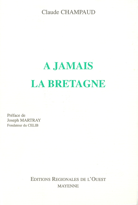 Book A jamais la Bretagne Champaud