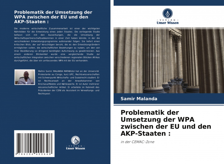 Könyv Problematik der Umsetzung der WPA zwischen der EU und den AKP-Staaten : 