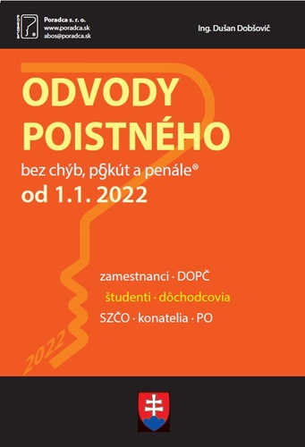 Carte Odvody poistného od  1. 1. 2022 Dušan Dobšovič