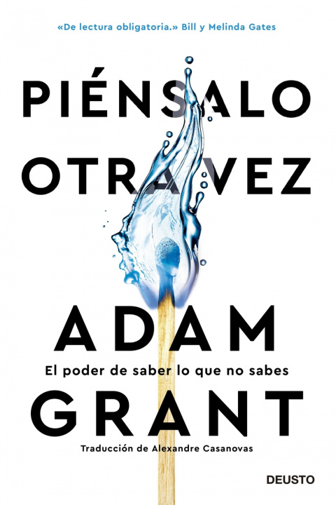 Книга Piénsalo otra vez ADAM GRANT