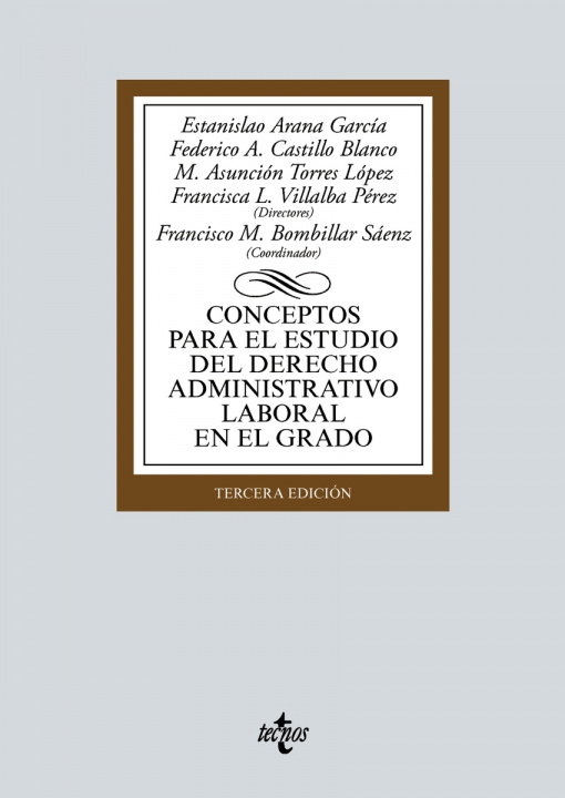 Carte Conceptos para el estudio del derecho administrativo laboral en el grado 