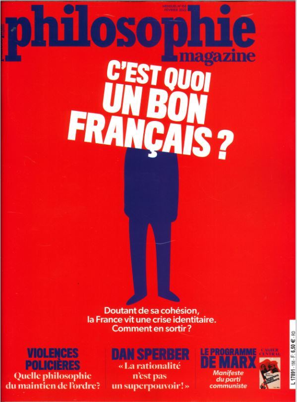Könyv Philosophie Magazine N°156 : C'est quoi un bon français ? - Février 2022 collegium