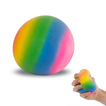 Game/Toy Fidget Rainbow Squeezeball 